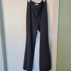 Designer Tahari Black pinstriped dress pants